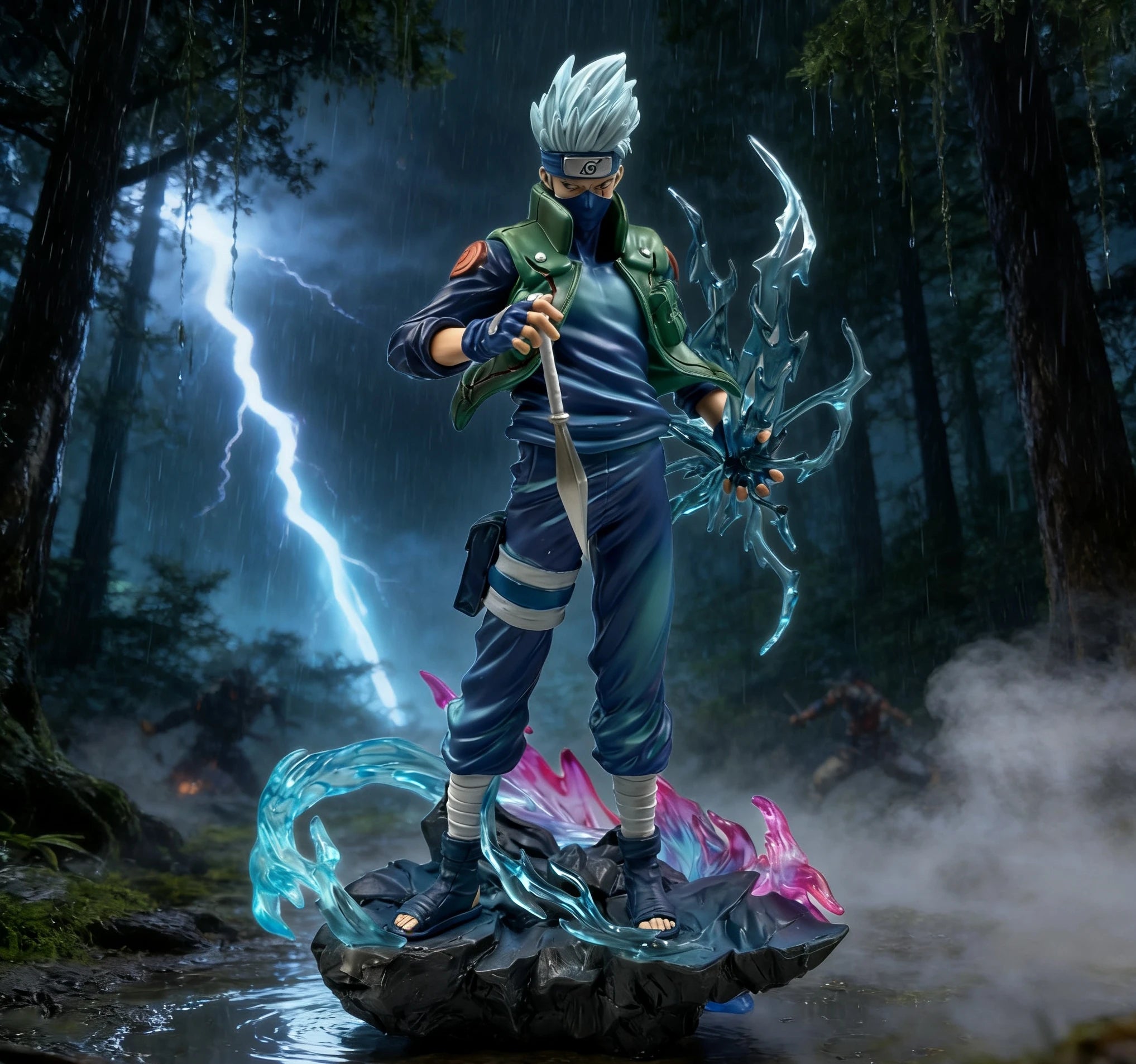 24cm Naruto Kakashi Hatake PVC Figure
