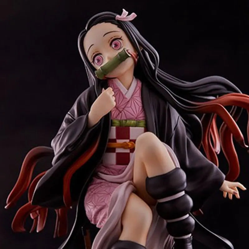 15cm Demon Slayer Nezuko Kamado Sitting PVC Figure – 15cm