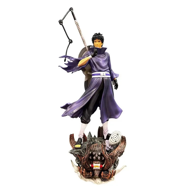 35cm Naruto Uchiha Dual Head PVC Figure Statue