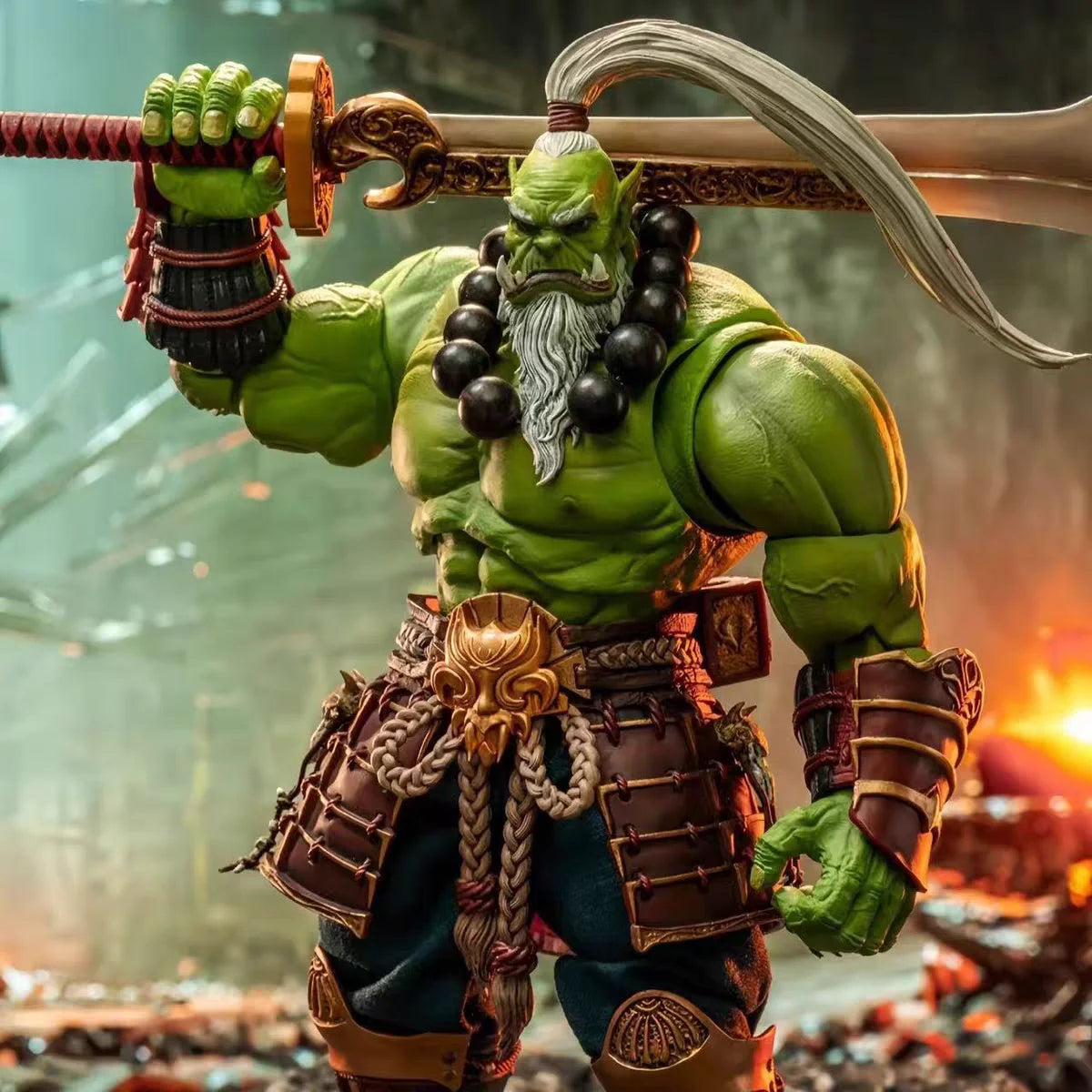World of Warcraft Orc Warrior PVC Figure – 1/10 Scale