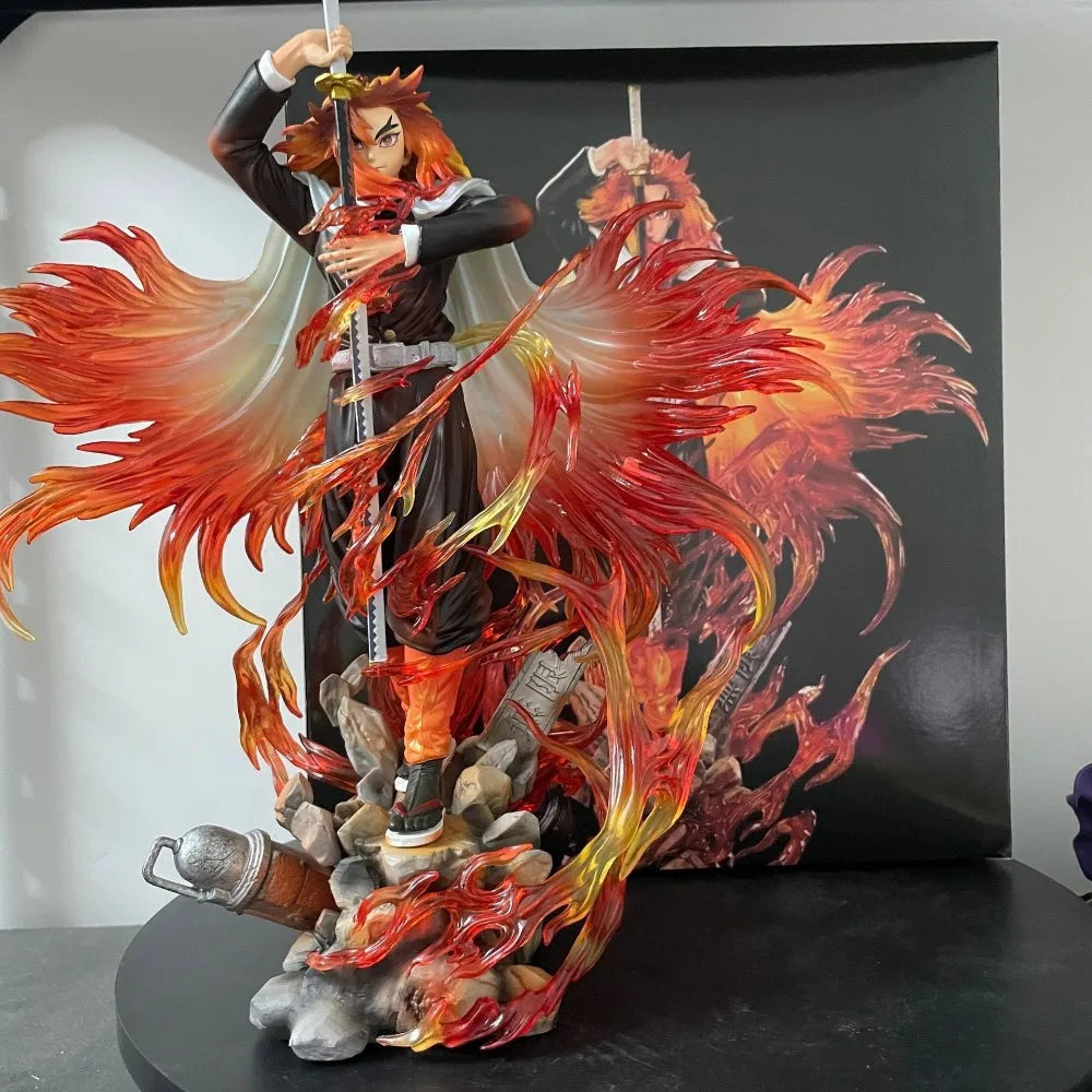 30cm Demon Slayer Rengoku Kyojuro PVC Statue – 30cm