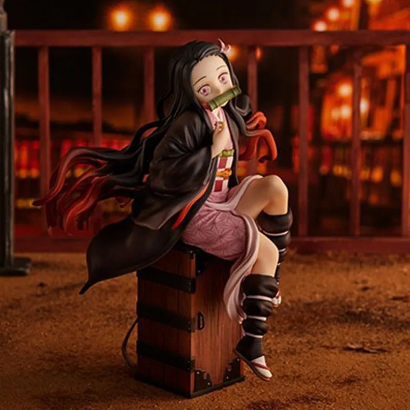 15cm Demon Slayer Nezuko Kamado Sitting PVC Figure – 15cm