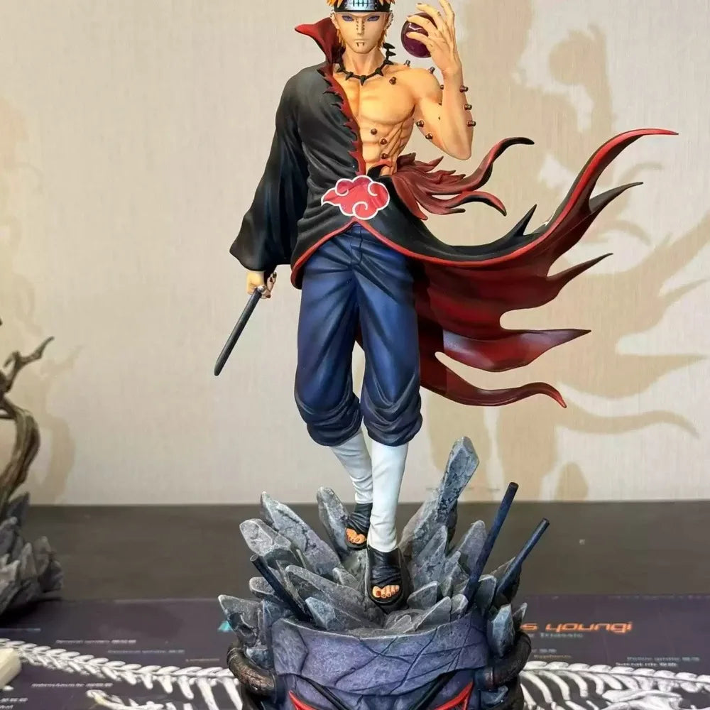 23cm Naruto Pain PVC Figure Akatsuki Statue