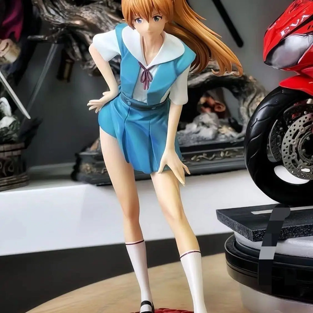 Sexy Asuka Langley School Uniform PVC Figure