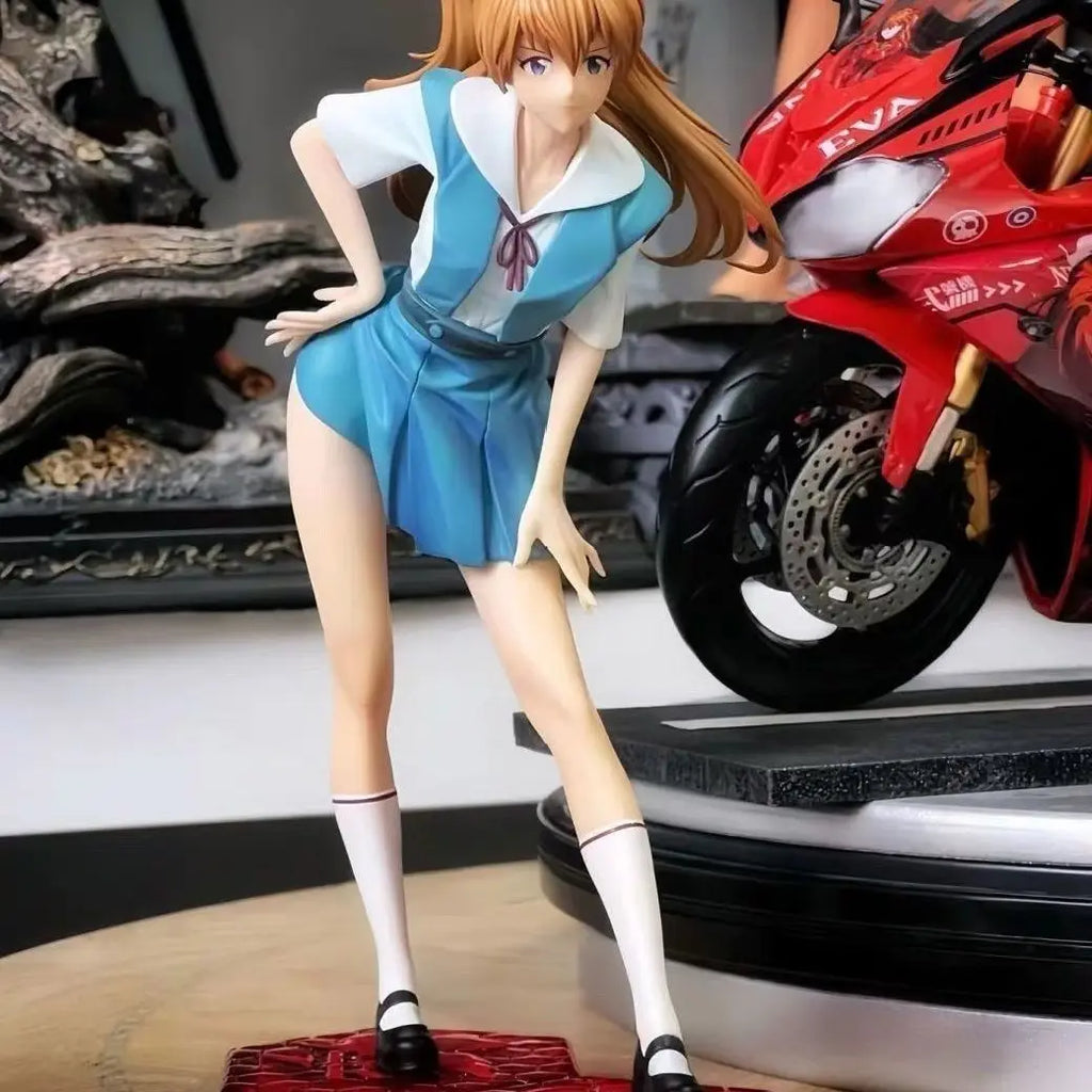 Sexy Asuka Langley School Uniform PVC Figure