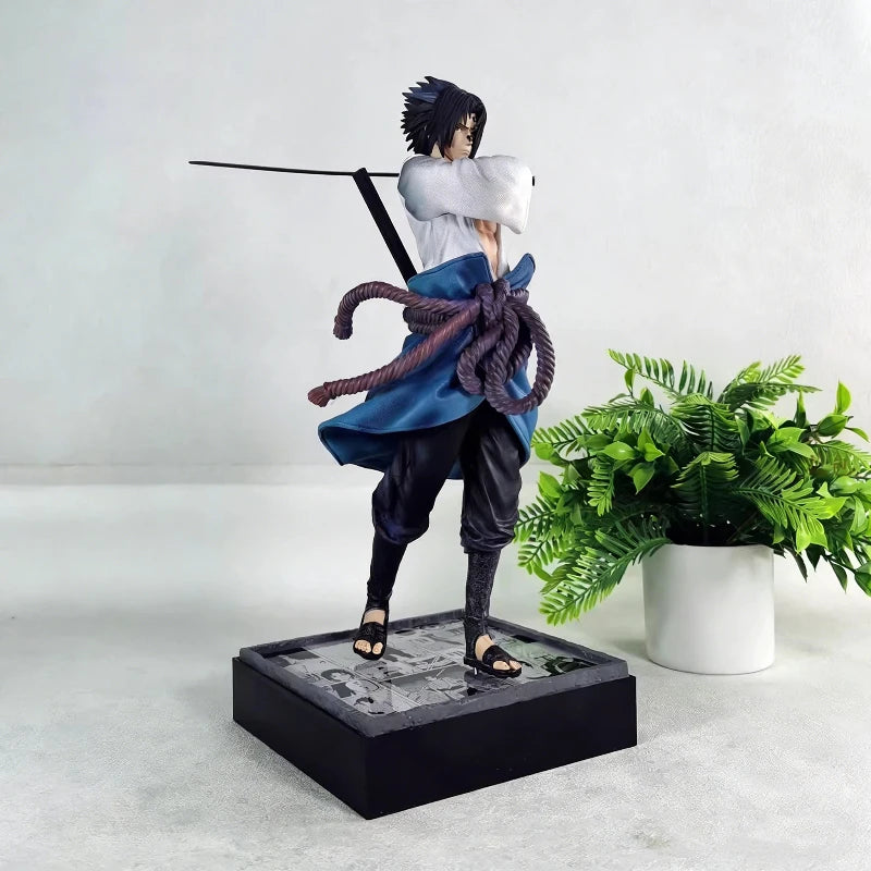 29cm Naruto Sasuke Uchiha Light-Up PVC Figure