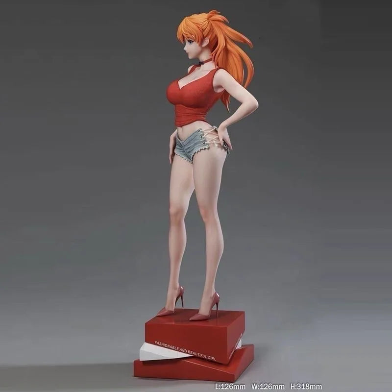 Sexy Asuka Langley School Uniform PVC Figure