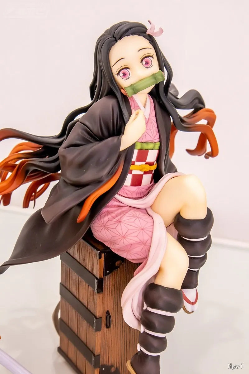 15cm Demon Slayer Nezuko Kamado Sitting PVC Figure – 15cm