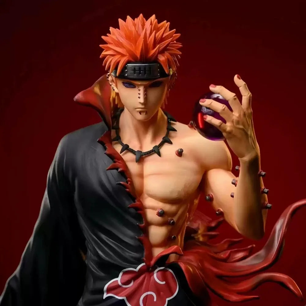 23cm Naruto Pain PVC Figure Akatsuki Statue