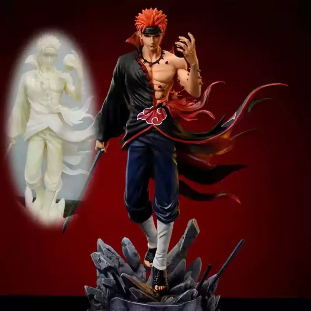 23cm Naruto Pain PVC Figure Akatsuki Statue