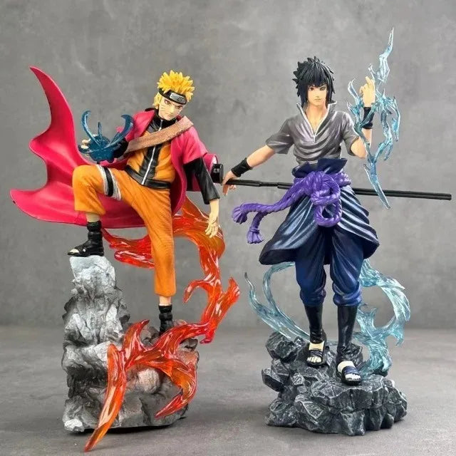 23cm Naruto & Sasuke PVC Figure Action Figure