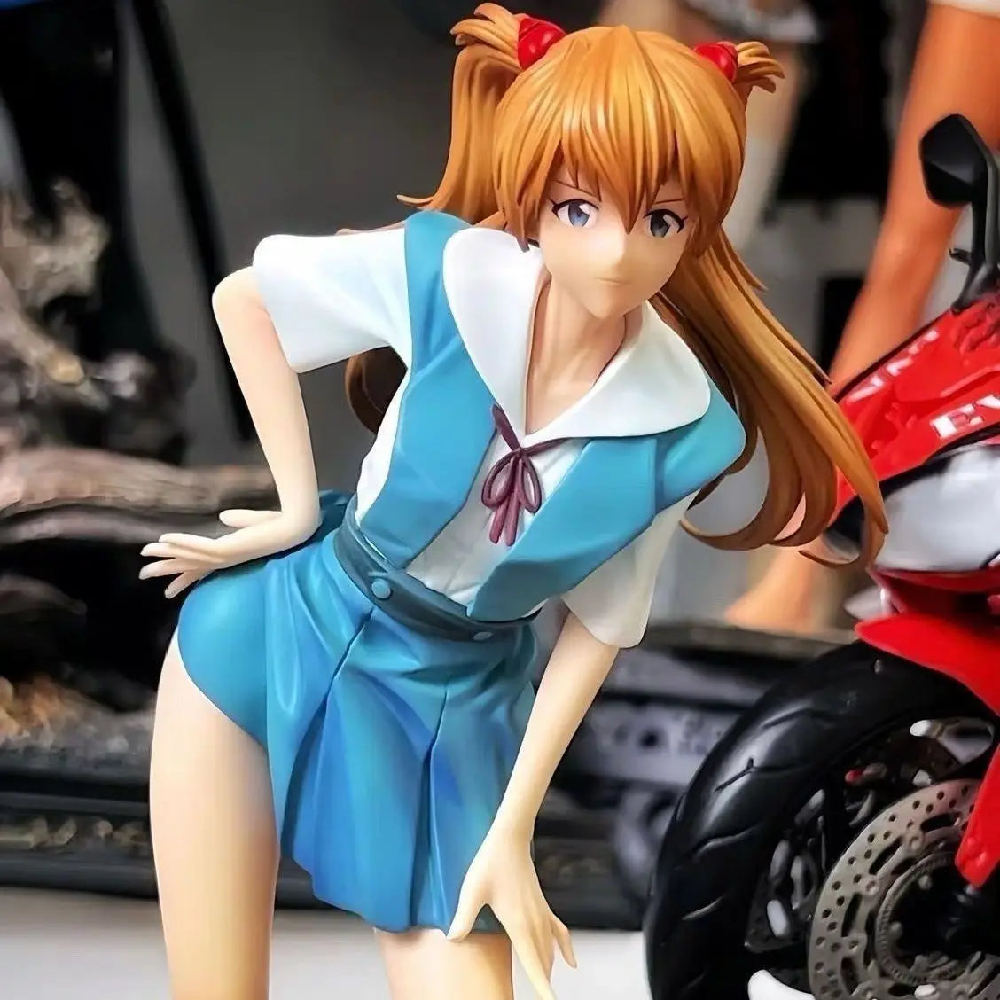 Sexy Asuka Langley School Uniform PVC Figure