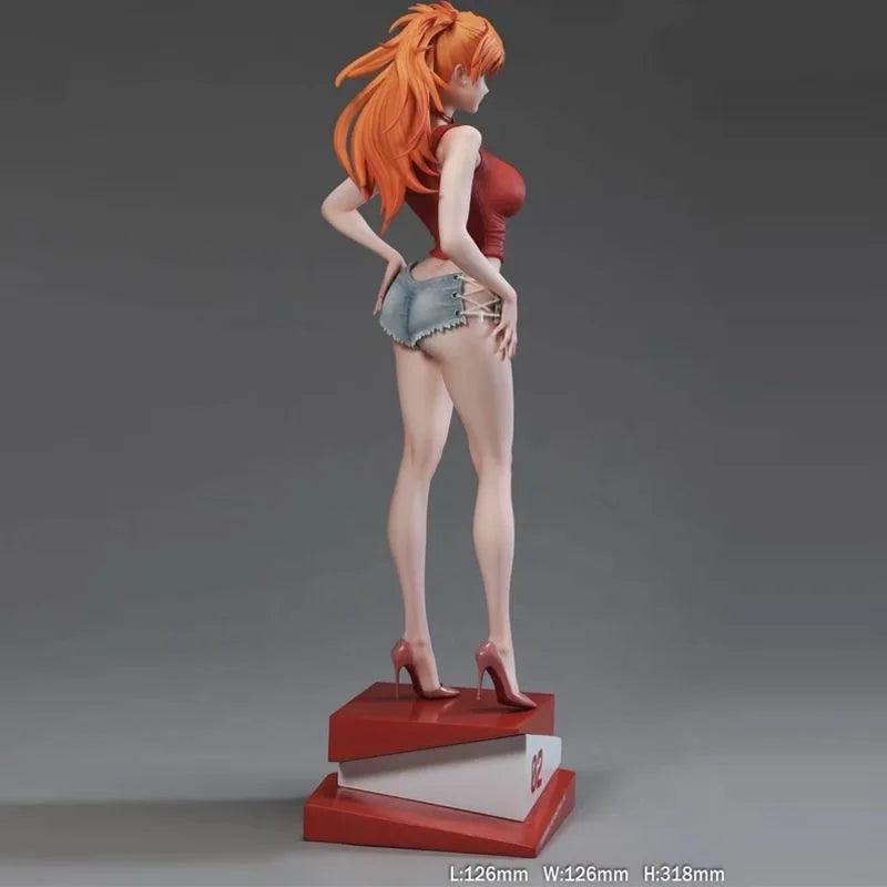 Sexy Asuka Langley School Uniform PVC Figure