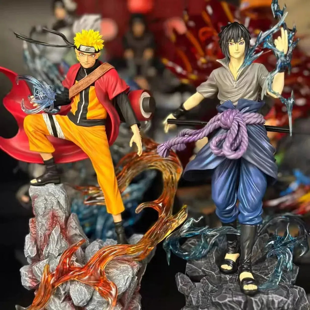 23cm Naruto & Sasuke PVC Figure Action Figure
