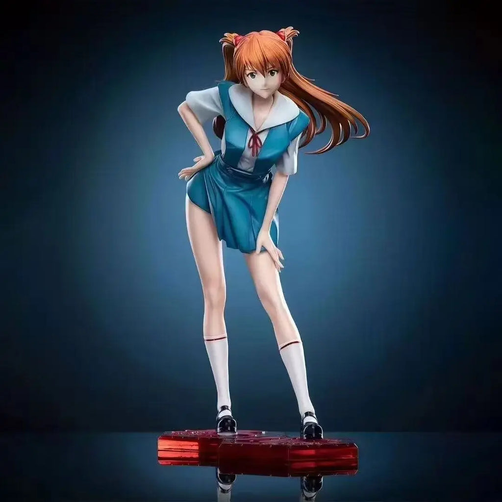 Sexy Asuka Langley School Uniform PVC Figure
