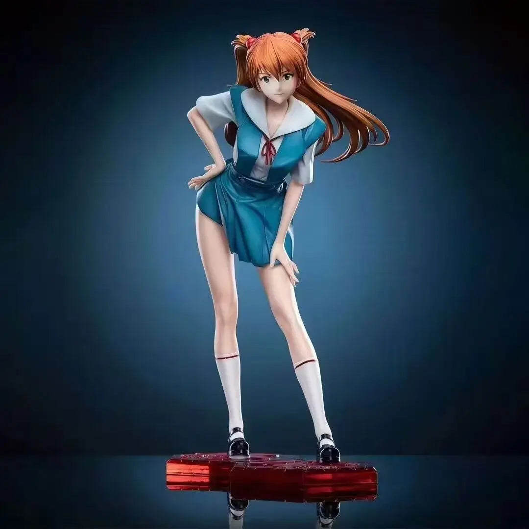 Sexy Asuka Langley School Uniform PVC Figure