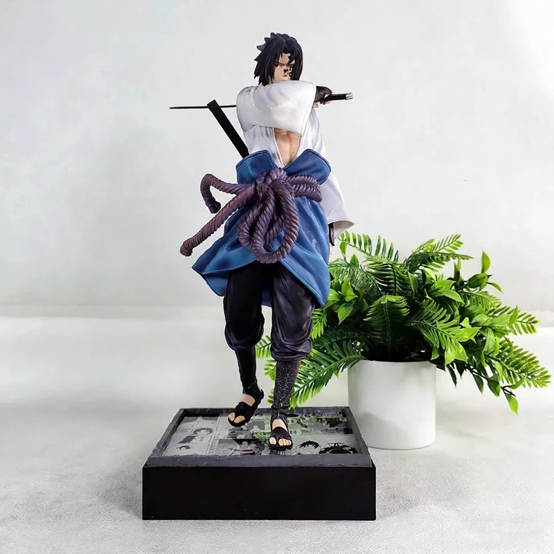 29cm Naruto Sasuke Uchiha Light-Up PVC Figure