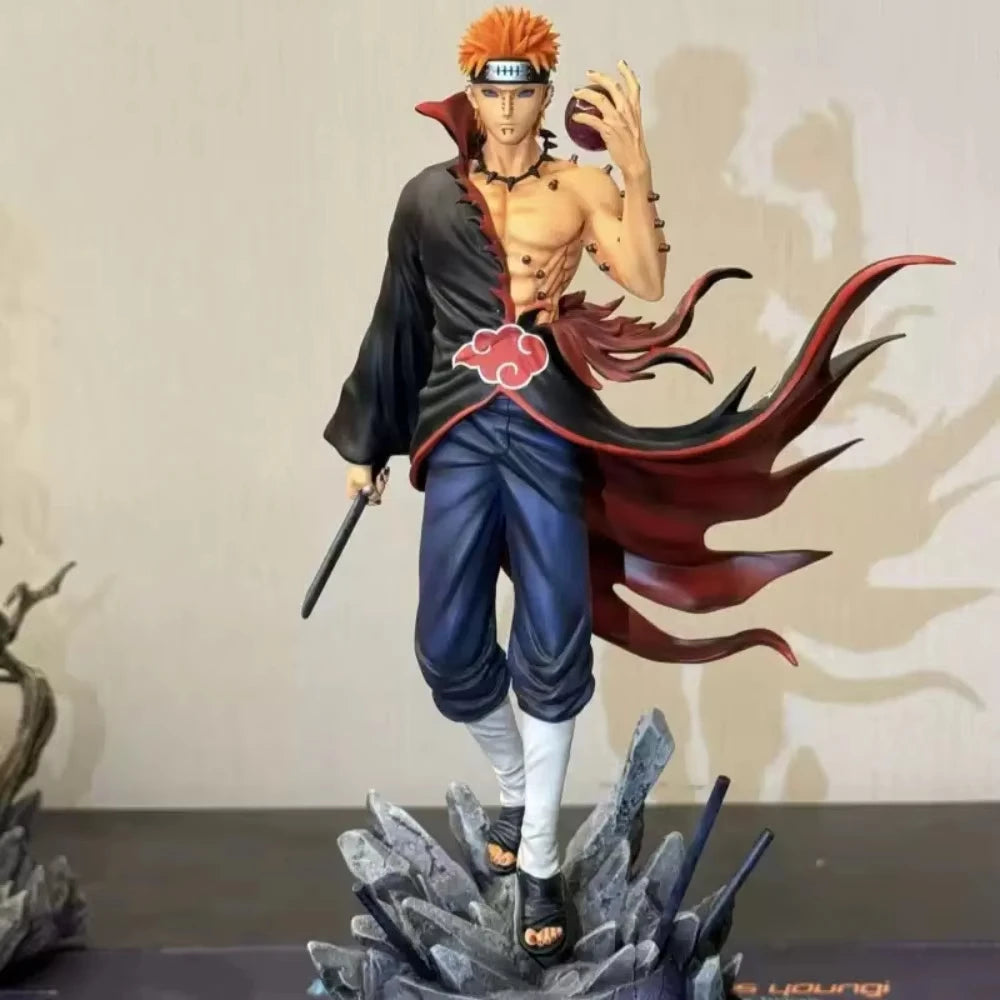 23cm Naruto Pain PVC Figure Akatsuki Statue